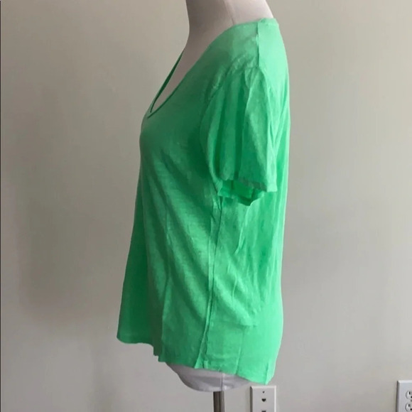 •J Crew• 100% Linen Scoop neck Tee, Like New☘️ - Picture 4 of 6